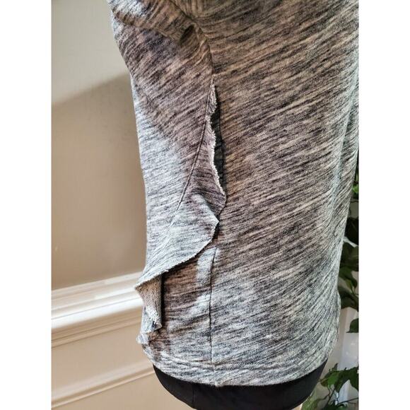 Abercrombie Women's Gray Cotton Round Neck Long Sleeve Pullover Knit Sweater S - Picture 5 of 13